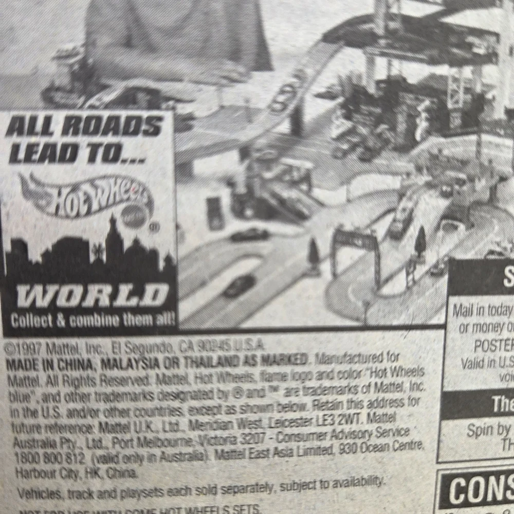 Mattel Hot Wheels vintage 1997